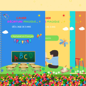 ✨ KidScript – Pack de 4 Cahiers Magiques Réutilisables ✨